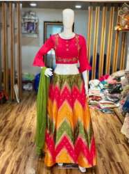 Party Wear Crop Top Lehenga