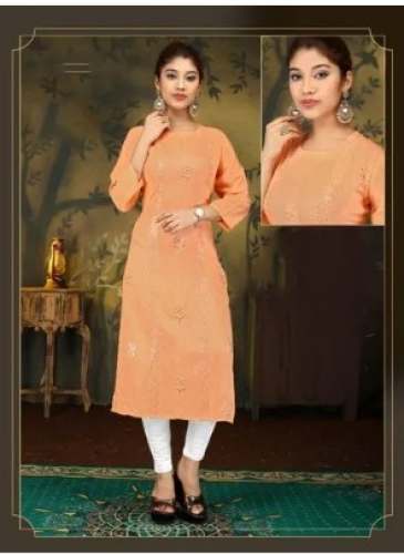 Fancy Embroidered Silk Kurtis  by K Deepakkumar