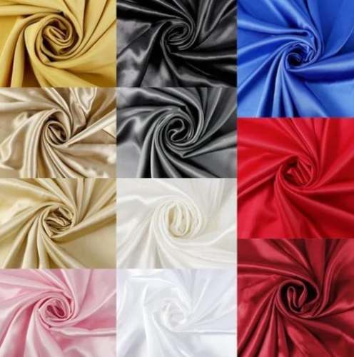 Plain Satin Fabric For Ladies Wear