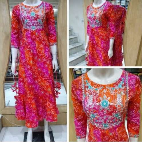 Ladies Casual Printed Kurti by Shivasri Textiles