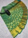 Party Wear Green Silk Saree