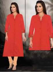 Ladies Cotton Plain Kurti