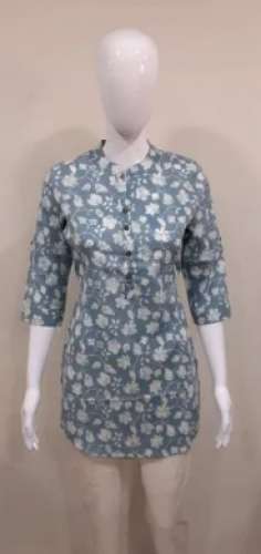 Printed Tunic Top for Ladies by Saga Filamentary Apparels LLP