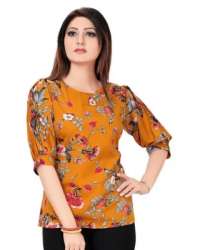 Ladies Round Neck Printed Top