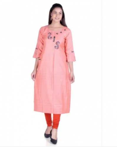 Ladies Fancy Rayon Kurti by Shri Shakti Fashion