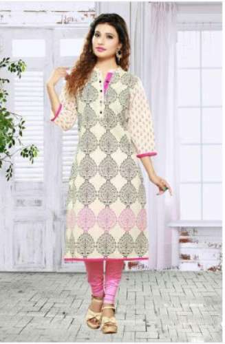 Cotton Straight Kurti 