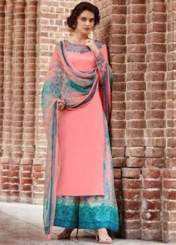 Ladies Cotton Kurti Palazzo With Dupatta by Fashion Wonder