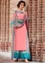 Ladies Cotton Kurti Palazzo With Dupatta