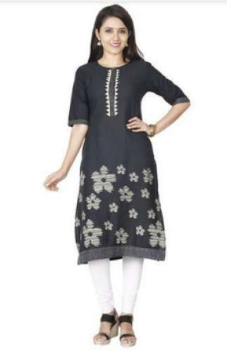 Ladies Black Designer Kurti by Blissell Integrals