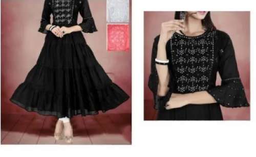 Ladies Cotton Anarkali Kurti by Bismillah Dresses