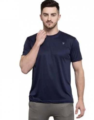 Plain Mens Cotton T shirt  by Hansum Mens Wear