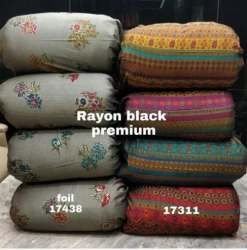 multi color cotton printed fabric 