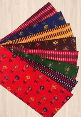Multicolour Light Weight Printed CottonFabric by Vee Pushp Creations
