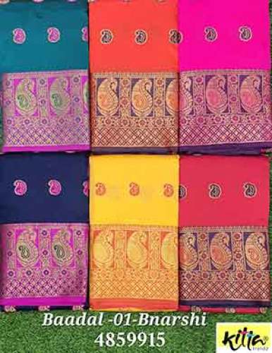 Best Banarasi saree manufacturers varanasi-Baadal1 by Kitta Trendz