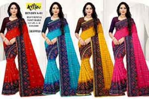 Renial Printed saree Manufacturer Surat BENDIYA1
