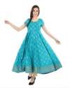 Ladies Cotton Long Anarkali Kurti