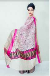 Ladies Chanderi Printed Saree