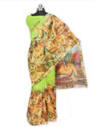 Ladies Pure Chanderi Saree