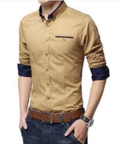 Men Cotton Fancy Shirt by IICD Independent India Cultural Dresses LLP