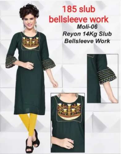 Ladies Designer Work Kurti  by M s Ankit Tex