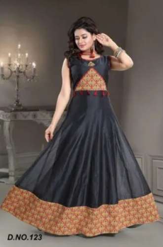 Silk Anarkali Kurti