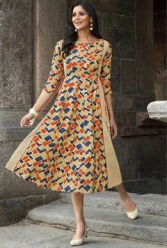 Ladies Cotton Anarkali Kurti