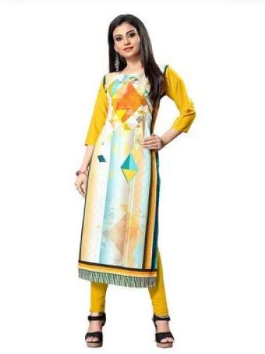 Ladies Digital Printed Kurti by New art