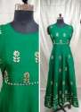 sleeveless-green-long-anarkali-kurti