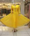 Designer Yellow Anarkali Suit 