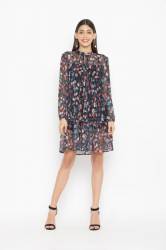 Georgette A line One Piece Dress