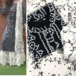 Bandhani Kurti With Sharara pant Set 