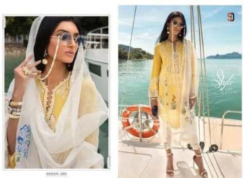 Semi Stitched Pakistani Suits by Sana Safina Vol2  by Razzo Exports