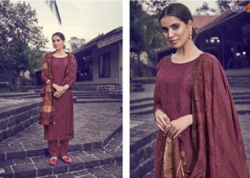 Stylish Satin Semi Stitched Suit by Zara Vol 5 by Razzo Exports