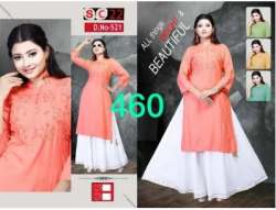 Shivom Fashion Rayon Straight Kurtis 