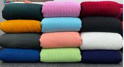 multi color Schiffli printed Rayon fabric 