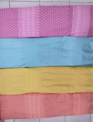 rayon Embroidered cotton fabric 