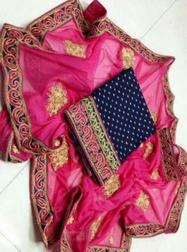 Designer Cotton Jacquard Dress Material