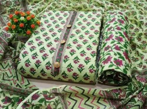 Jaipuri Style Printed Dress Material 