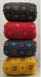 MULTI COLOR Procion Printed Rayon Kurti Fabric