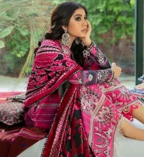 Trendy Pakistani Velvet Plachi Suit  by Shri Style