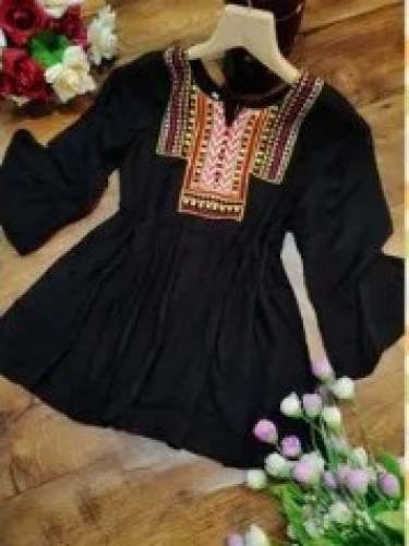 Buy Black Long Sleeves Top For Women