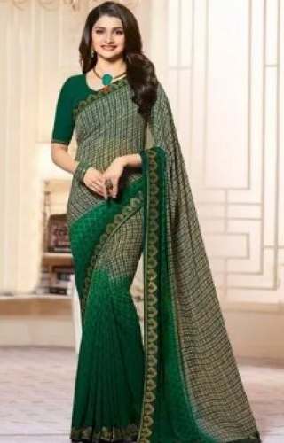 Latest Printed Georgette Saree For Women