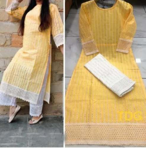 New Collection Cotton Kurti With Palazzo