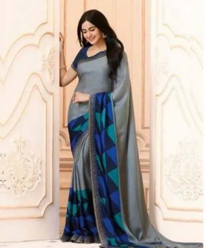 New Printed Georgette Saree For Women