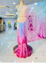 Tie And Dye Shibori Chiffon Saree