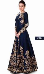 New Collection Blue Embroidery Suit For Ladies