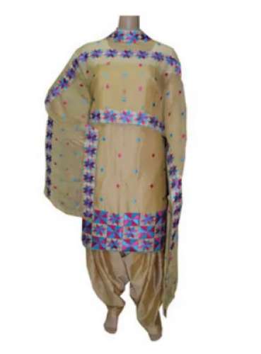 Sahej Suit Ladies Embroidered Dress Material