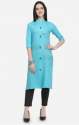 New Collection Straight Cotton Kurti For Ladies