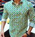 Slim Fit Cotton Printed Shirts  thumb 1