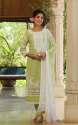 Pastel Green Cutwork Embroidered Kurta Set thumb 2